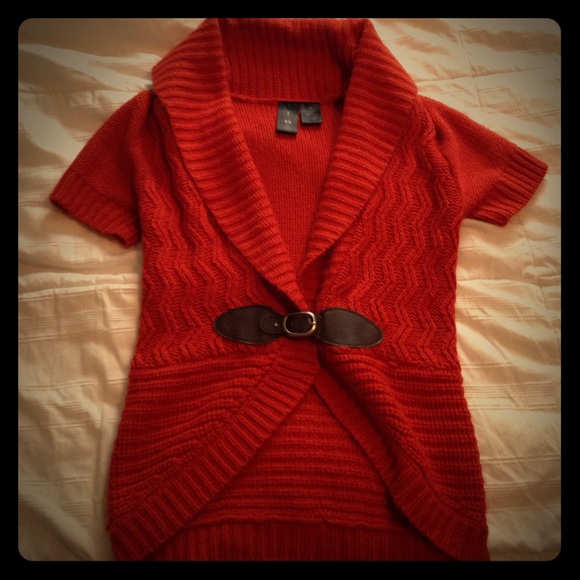 Orange Sweater Top