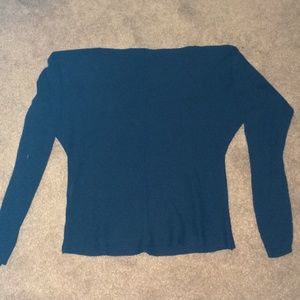 Black ribbed banana republic long sleeve