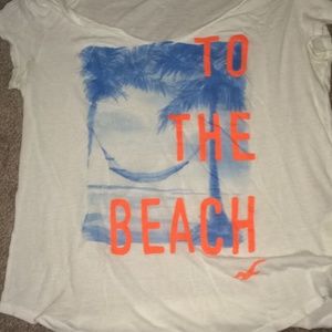 To the beach tee
