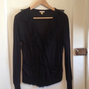 Leifsdottir black cardigan x-small