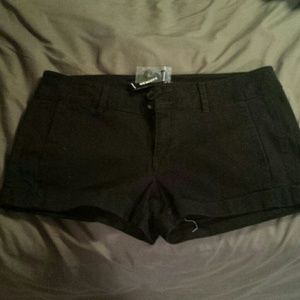 Black shorts from Express