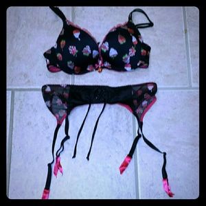 VS Bra and Garter set