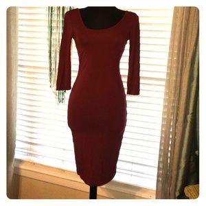 Cranberry Maxi Dress