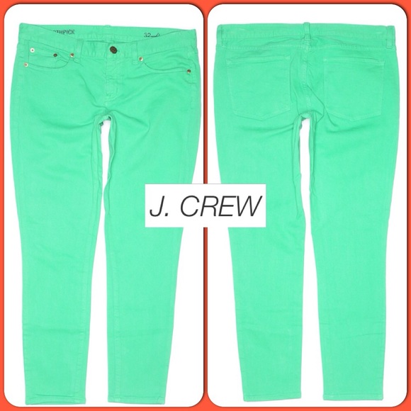 J. Crew Denim - 💚J. Crew Super Soft Kelly Green Cropped Jeans💚