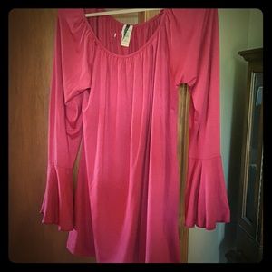 red boutique shirt