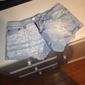 Lace shorts