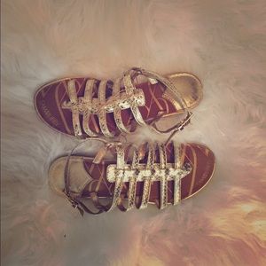 Gladiator sandals - gold