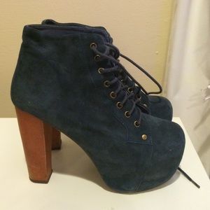 Jeffrey Campbell Litas - Dark Navy Blue