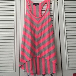 Pink and grey summer tank