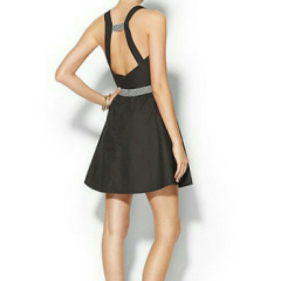 Hive and Honey Black Open Back Dress NWT Size S