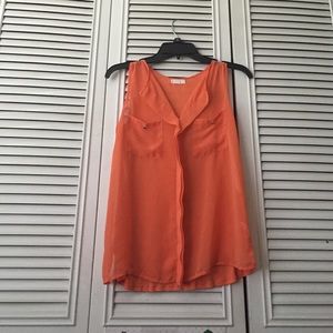 Bright orange summer shirt