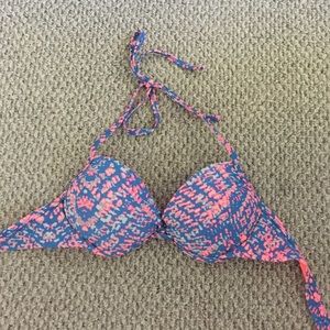 Target push-up bikini top