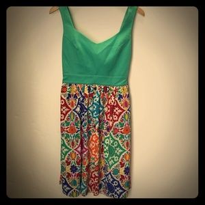 NWT Judith March Seafoam Graphic Dress