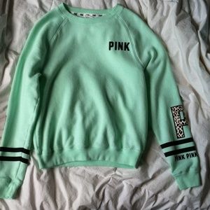 Pink crew neck sweater
