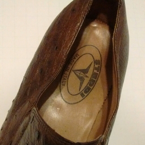 $800 Mens OSTRICH SHOES, FULL QUILT, nice! main image 3