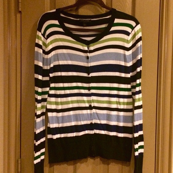 Banana Republic striped cardigan