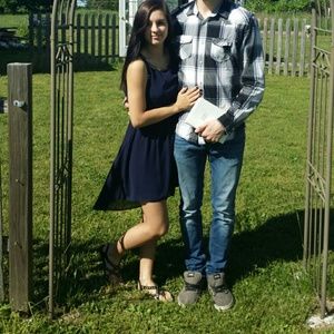 Navy blue super cute dress.