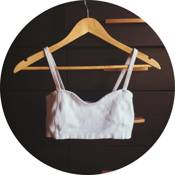 Brandy Melville Tops - White Chiyo Bralette