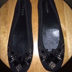 Prada ballerina flats