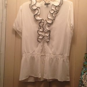 AGB white blouse