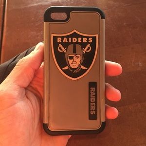 Raiders iPhone 5 case, good condition. Hard case