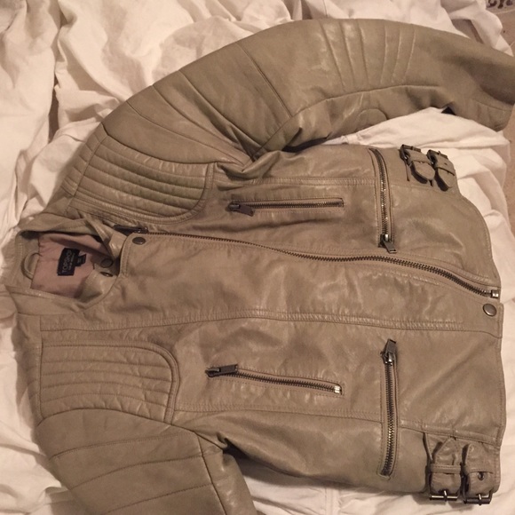 TOPSHOP LEATHER COAT