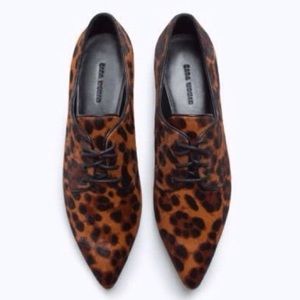 Brand new Zara leopard shoes 38
