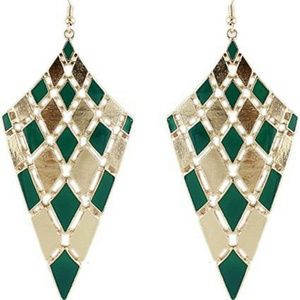 Chic Gold Plated Bohemian Gypsy Long Earrings