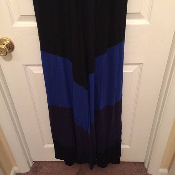 Black/blue maxi dress - Picture 3 of 4