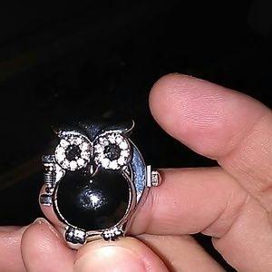 Owl ring watch