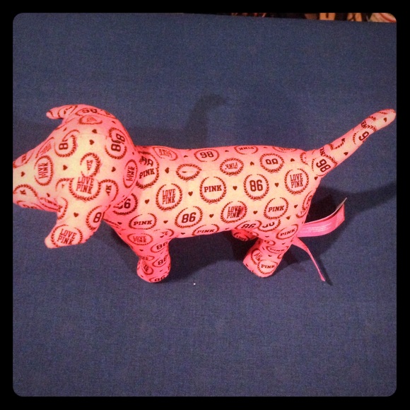 Victoria's Secret Accessories - Black and pink" Love Pink Dog"