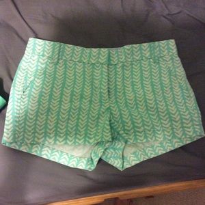J crew printed chino shorts