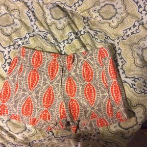 J crew patterned shorts