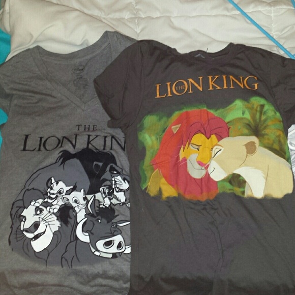 2 lion king shirts