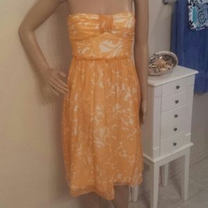 J.crew 100% silk strapless dress J.crew 100% silk strapless dress
