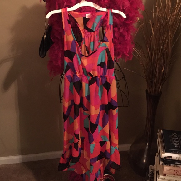 👙Xhilaration multi color cover up☀️ - Picture 2 of 3