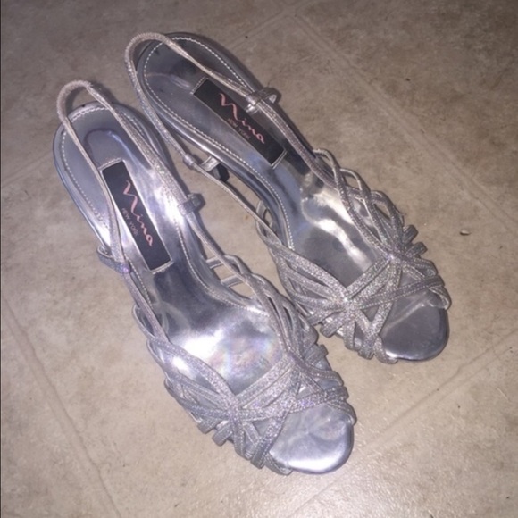 Sparkle peep toes