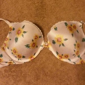 Victoria's Secret very sexy push up sunflower bra