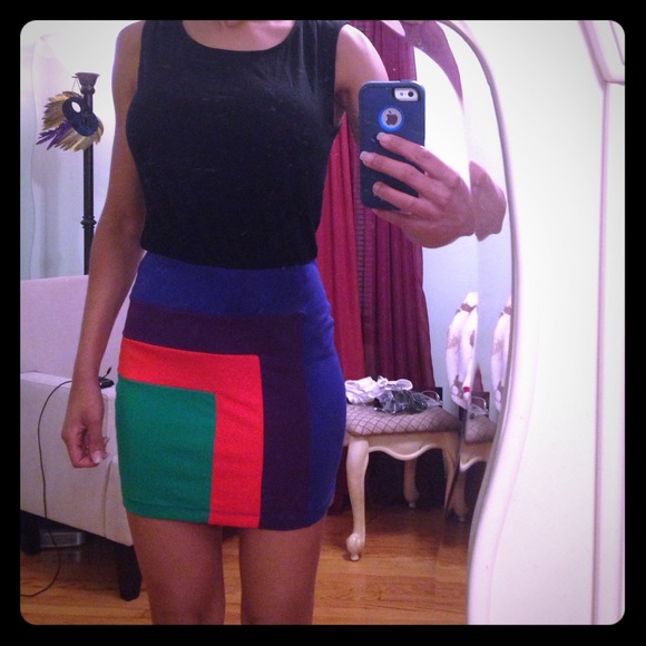 Body Central Color Block Dress
