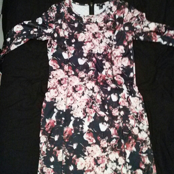 Floral classy pencil dress