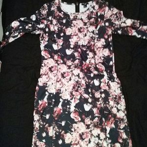 Floral classy pencil dress