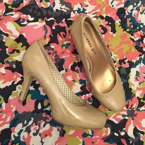 Madden Girl "nude heels"