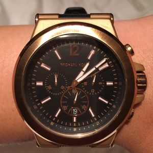 Michael Kors -Rose Silicone Chronograph Watch