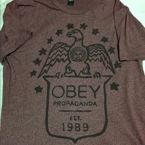 Men's large Obey top.