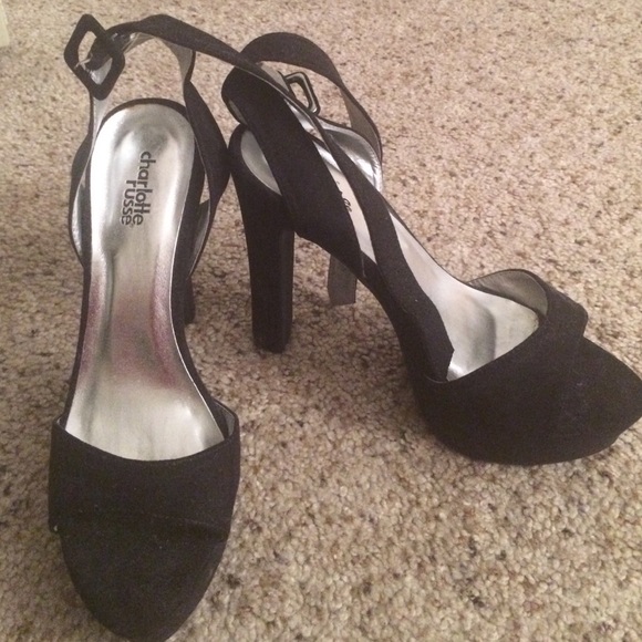 Black high heels