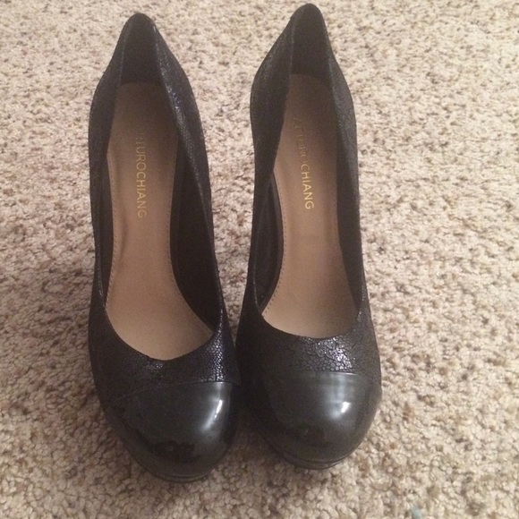 Black high heels
