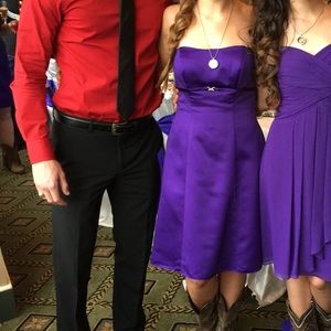 David's bridal regency satin dress