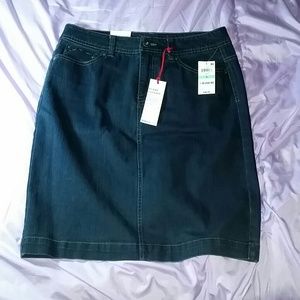 Style & Co. Tummy Control Denim Skirt