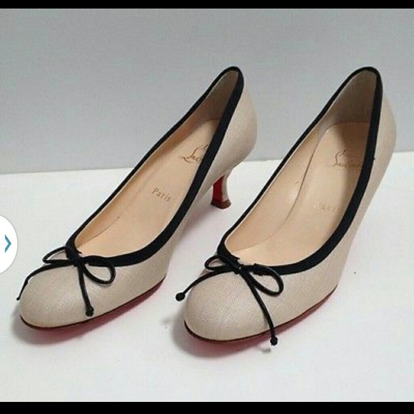 Louboutin | Shoes | Auth Christian Louboutin Marcia Balla Beige 