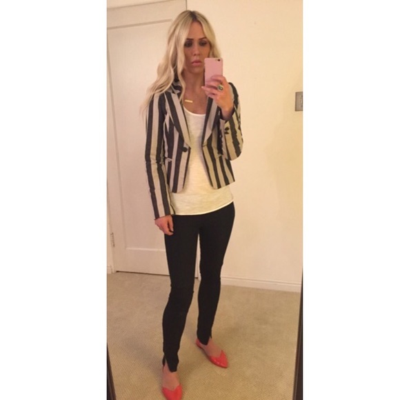 Striped blazer